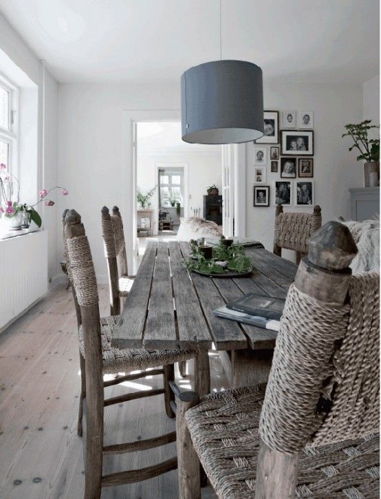 Neutral Rustic Danish House With Flea Market Finds | Rustic .
