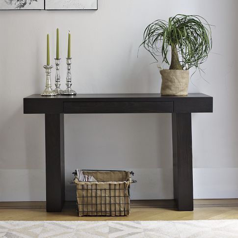 Terra Console | west elm $350 Strong, simple and sustainable. A .