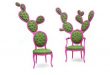 Nopal Cactus-Inspired French Oval Chairs – Prickly Pair Chairs .