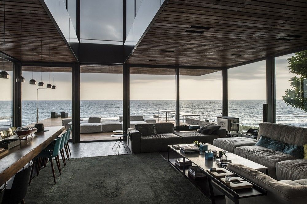 Sprawling Modern Oceanfront Oasis In Lebanon | Architecture design .