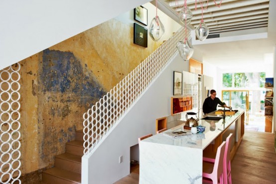 Old Cafe Converted Into A Cheerful Bright House - DigsDi