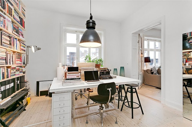 Old Meets New In Stockholm Apartment Design - DigsDi