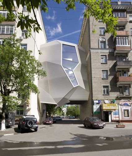 Za Bor parasite offices | Space architecture, Architecture desi