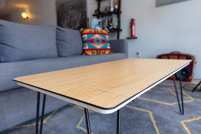 The Jigsaw Puzzle Coffee Table by Unnecessary Inventions — Kickstart