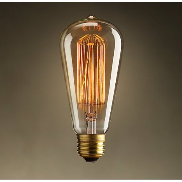 Newhouse Lighting 60W ST64 Vintage Incandescent Edison Light Bulb .