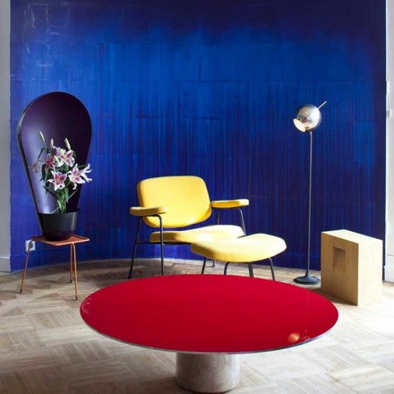 Parisian Art-Deco Loft In Bright Colors | DigsDigs | Interior .