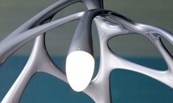 Pendant LED Lamp That Reminds Futuristic Antler Chandelier - NLC .