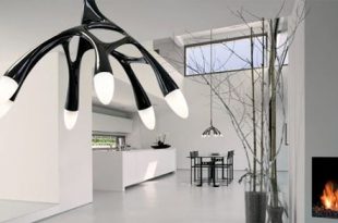 Pendant LED Lamp That Reminds Futuristic Antler Chandelier NLC by .