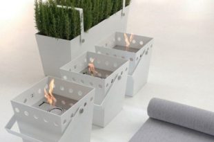 Portable Ethanol Fireplace With An Aroma Diffuser - DigsDi
