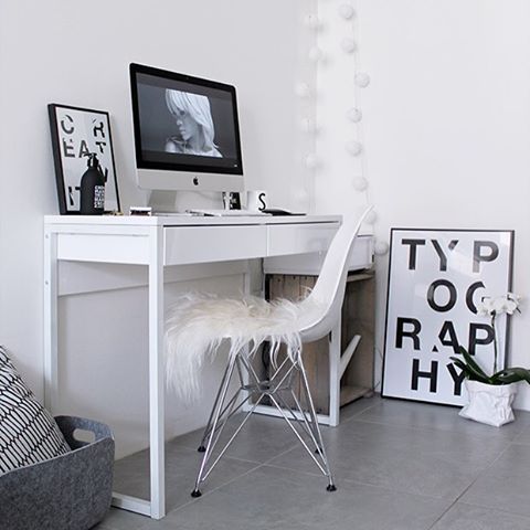 Ikea 'Bestå/Burs' desk @willowstyleco | Ikea small bedroom, Home .