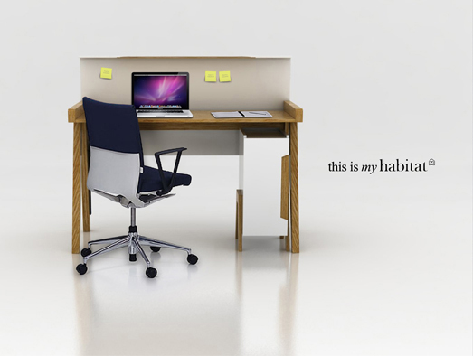 Practical Home Office Desk For Living Environments