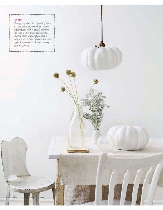 Pure White Halloween Elegant Ideas | Decor, White decor, Black .