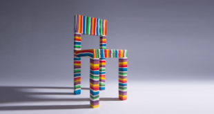 Rainbow Colored Chair Entirely Made Of Sugar - DigsDi