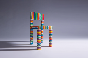 Rainbow Colored Chair Entirely Made Of Sugar - DigsDi