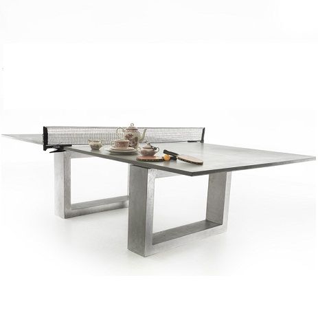 Really Cool Ping Pong Dining Table Made Of Concrete And Steel .