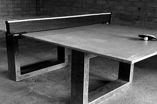 Really Cool Ping Pong Dining Table Made Of Concrete And Steel .