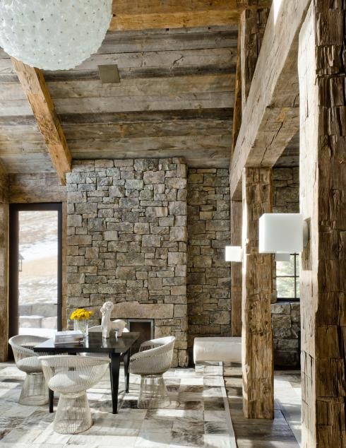 Out West Week: Rustic Redux in Big Sky - The English Room | Rustic .