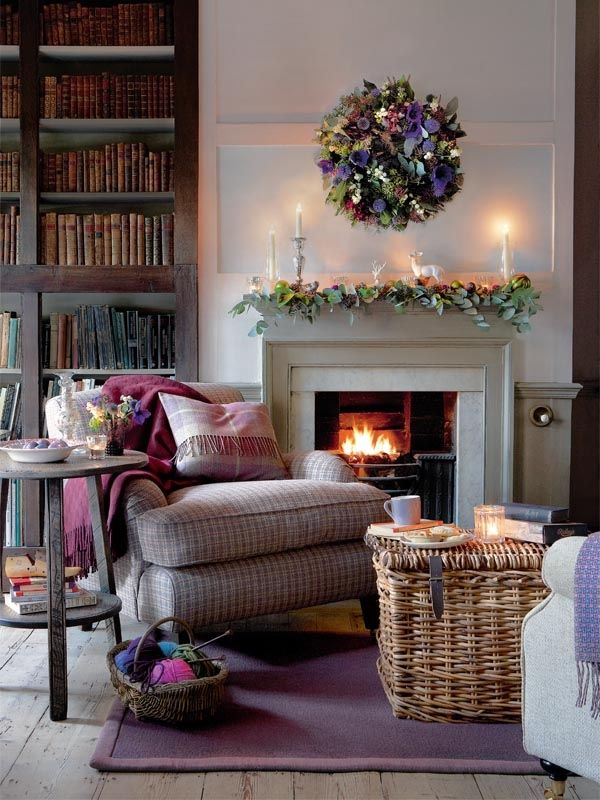 Lovely relaxed & cosy feel to this Simple country style living .