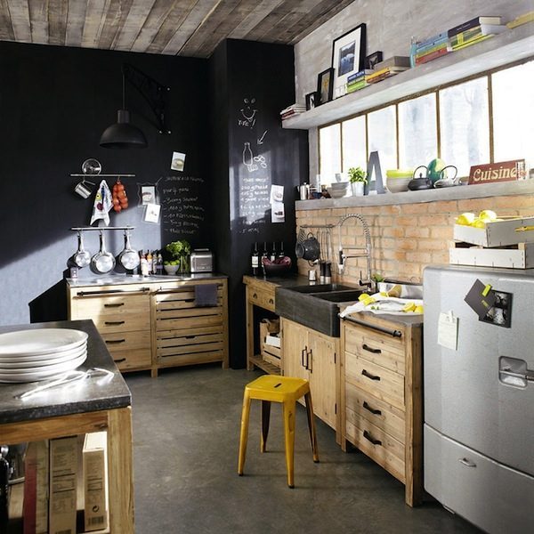 Retro Kitchen Design Inspiration With Industrial Touches