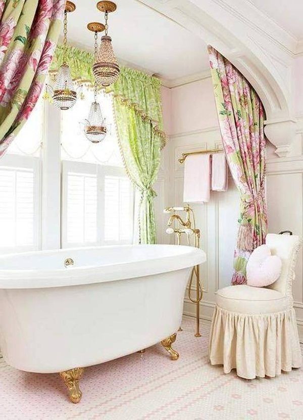 31 Simple Bathroom Designs for low budget Decoration | Shabby chic .