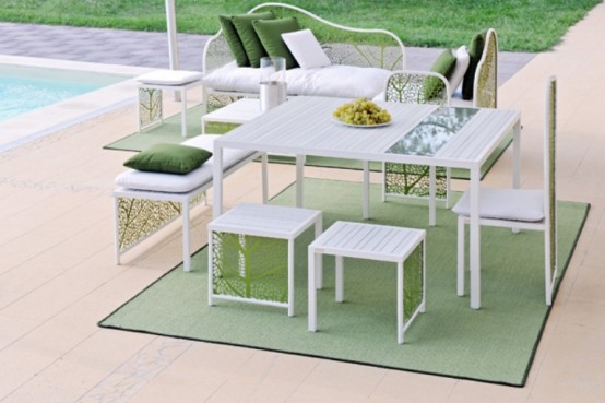 Romantic And Refined Garden Furniture Collection by Corradi