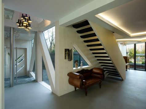 Interesting Renovation of an Old Home: Rotterdam Villa Designed by .