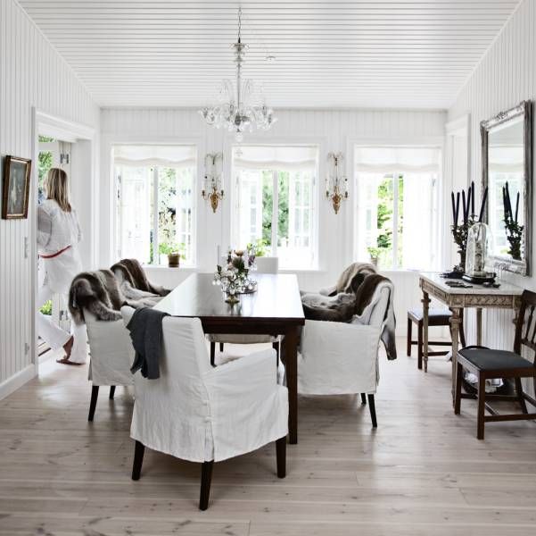 Scandinavian country home. | Country dining rooms, Dining room .