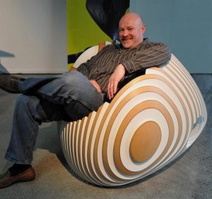 Beautiful Sculptural Chair in Unique Paatern – Beehive chair - The .