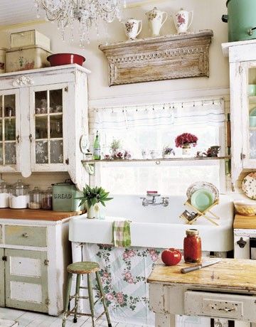 My Dream Home: Shabby Chic Kitchen Decor Inspirations | Country .