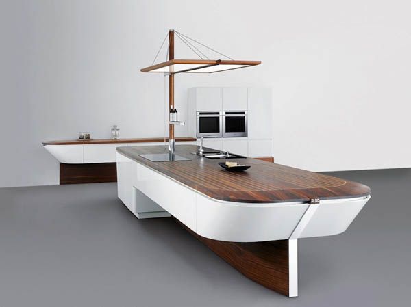 Yacht-inspired Marecucina kitchen concept from Alno | Contemporary .