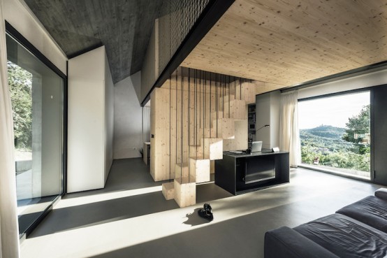 Simple And Stylish Minimalism: Compact Karst House - DigsDi