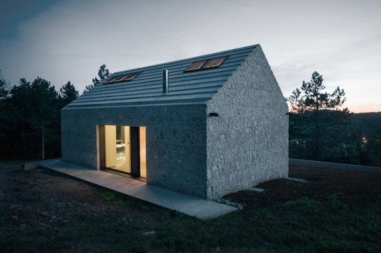 Simple And Stylish Minimalism: Compact Karst House - DigsDi
