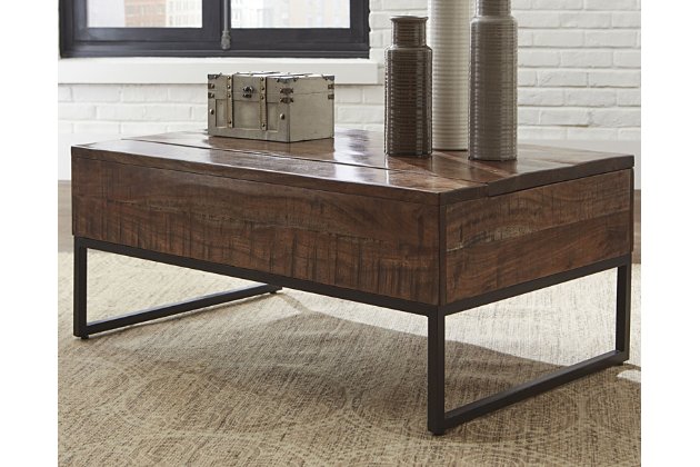 Hirvanton Coffee Table with Lift Top | Ashley Furniture HomeSto