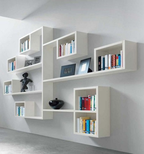 Simple Shelf System That Offers a Lot of Room for Boo