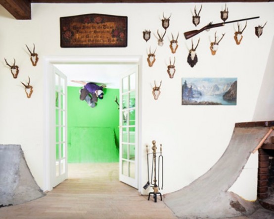 Skateboarder's Dream House With Vintage Touches - DigsDi