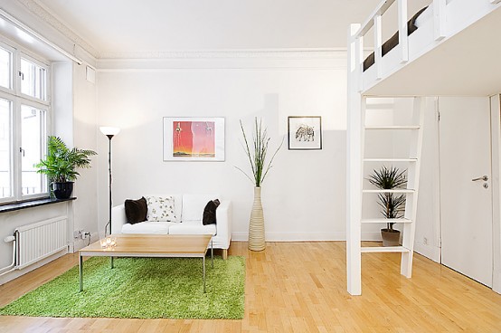 Small and Thoughtful Swedish Apartment Interior Design - DigsDi