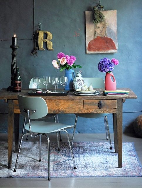 30 Small Dining Rooms And Zones Decorated With Style | Vintage .