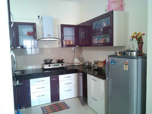 Wooden Modular Kitchen In Small Space, Rs 45000 /set Woodangle .