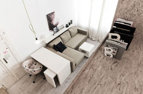 Very Smart And Creative Use Of Space In A 29 Square Meter Apartme