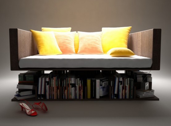Home Design and Architecture: Sofa Levitating Above The Boo