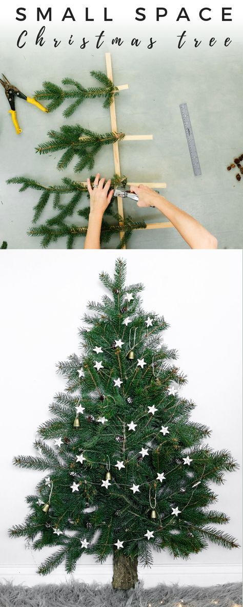 Space Saving Christmas Tree | Small space christmas tree, Small .