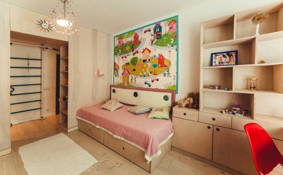Spacious Kiev Apartment Decorated With An Artistic Twist - DigsDi