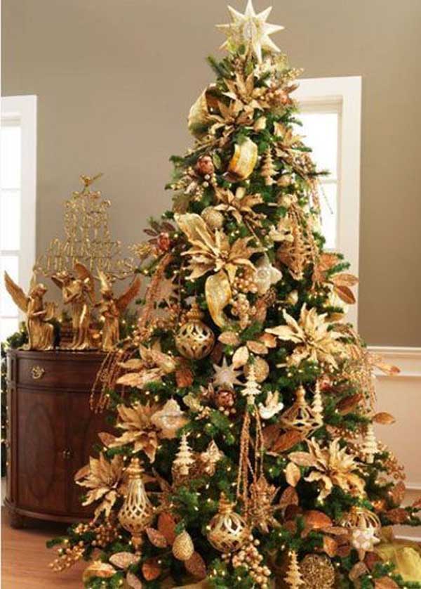 Gold Christmas Decoration Ideas - Christmas Celebration - All .