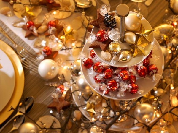 Gold Christmas home decoration - design your sparkling holid