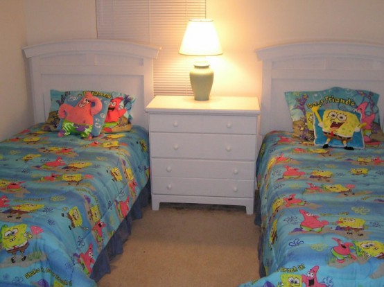 Kids' Bedroom Décor Ideas Inspired by SpongeBob SquarePan