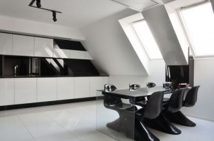 Strictly Minimalist, Black And White Apartment Interior Design .