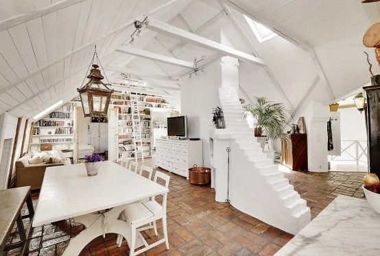 Cool Stunning Attic Apartment In Modern And Shabby Chic Styles .