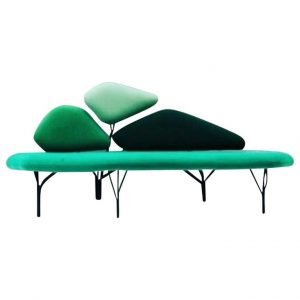 Green Borghese Sofa, Noé Duchaufour Lawrance For Sale at 1stDi