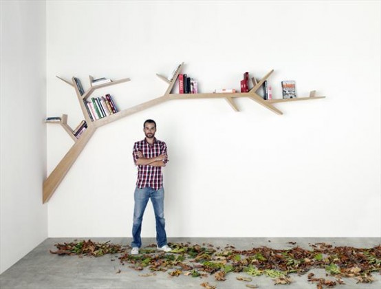 Stylish and Simple Tree Branch Bookshelf - DigsDi