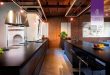 Stylish Dark Kitchen Design With Industrial Touches - DigsDi